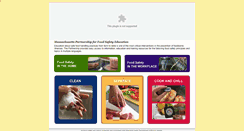 Desktop Screenshot of mafoodsafetyeducation.info